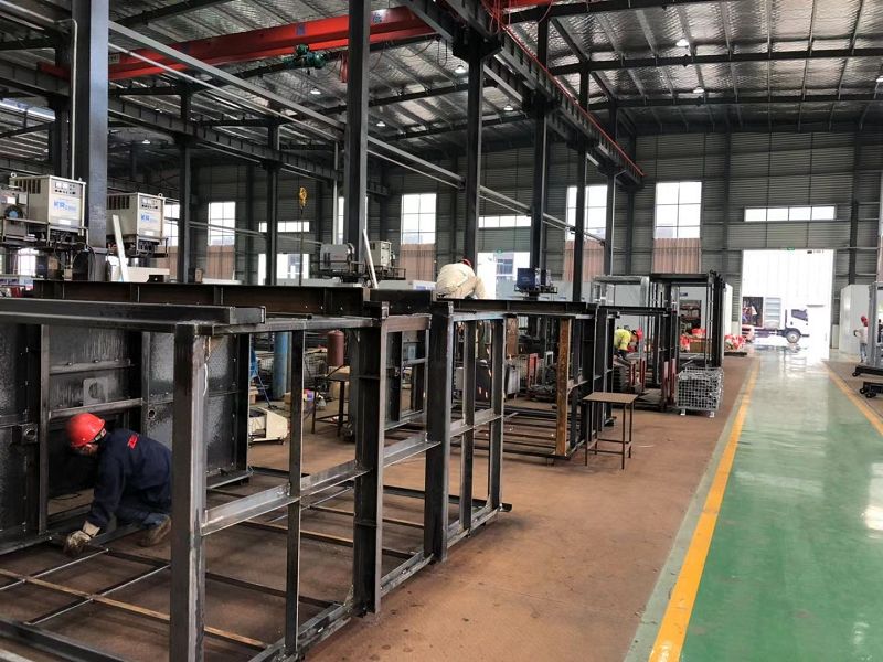 Lifting cage welding process
